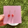 Delicate Micro Gehaakte Kersenbloesem Oorbellen