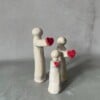 Drie beeldjes 'Hart'