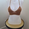 Gehaakt topje 'Boho brown'