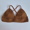 Gehaakt topje 'Boho brown'