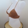 Gehaakt topje 'Boho brown'