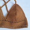 Gehaakt topje 'Boho brown'