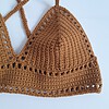 Gehaakt topje 'Boho brown'