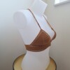 Gehaakt topje 'Boho brown'
