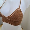 Gehaakt topje 'Boho brown'