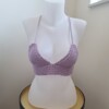 Gehaakt topje 'Lolly top lila'