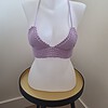 Gehaakt topje 'Lolly top lila'