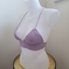 Gehaakt topje 'Lolly top lila'
