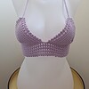 Gehaakt topje 'Lolly top lila'