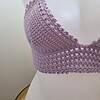 Gehaakt topje 'Lolly top lila'