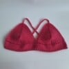 Gehaakt topje 'boho top hot pink'