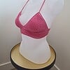 Gehaakt topje 'boho top hot pink'