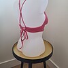 Gehaakt topje 'boho top hot pink'