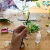 Gehaakte Caladium Bladeren – Boekenlegger & Magneet