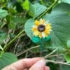 Gehaakte Zonnebloem Broche – Een Beetje Zonneschijn