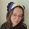 Gehaakte bandana 'Non-binary vlag'