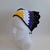 Gehaakte bandana 'Non-binary vlag'