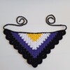 Gehaakte bandana 'Non-binary vlag'