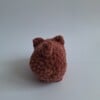 Gehaakte knuffel 'Bruine kat'