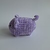 Gehaakte knuffel 'Lila kat'