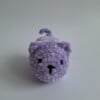 Gehaakte knuffel 'Lila kat'