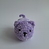 Gehaakte knuffel 'Lila kat'