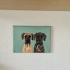 Gepersonaliseerd hondenportret Duitse dog