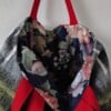 Grote tas ven vintage deken.