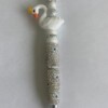 Kralenpen met wit zwaantje