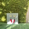 Micro Gehaakte Rode Chilipeper Oorbellen