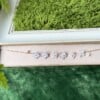 Micro Gehaakte vergeet-mij-nietje Mini Ketting