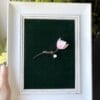 Micro gehaakte Magnolia Bloemenbroches