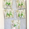 Micro gehaakte tulp oorbellen