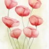 Mooie handgmaakte aquarel kaart