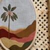 Muurhanger ovaal met palm