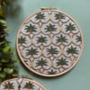 Muurhanger palm blockprint