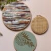 Muurhangerset marble monstera