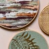 Muurhangerset marble monstera