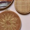 Muurhangerset marble sun