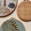 Muurhangerset palm green