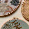 Muurhangerset palm green