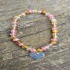 Natuursteen armbanden met bedel, set in 2 variaties!