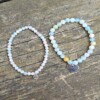 Natuursteen armbanden met bedel, set in 2 variaties!