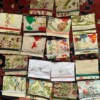 Portemonneetje van vintage wandkleed met rode kabouter