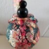 Schattig chinees dik dametje,handgemaakt en uniek,14 cm,mixed media