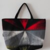 Shopper van een vintage deken.