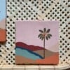 Tegel landschap palm