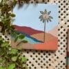 Tegel landschap palm