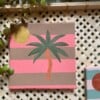 Tegel palm zon