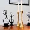 Tulpje in vaas – grafisch houten bloemenobject | Decoratief en eigenwijs tulpje, souvenir holland,